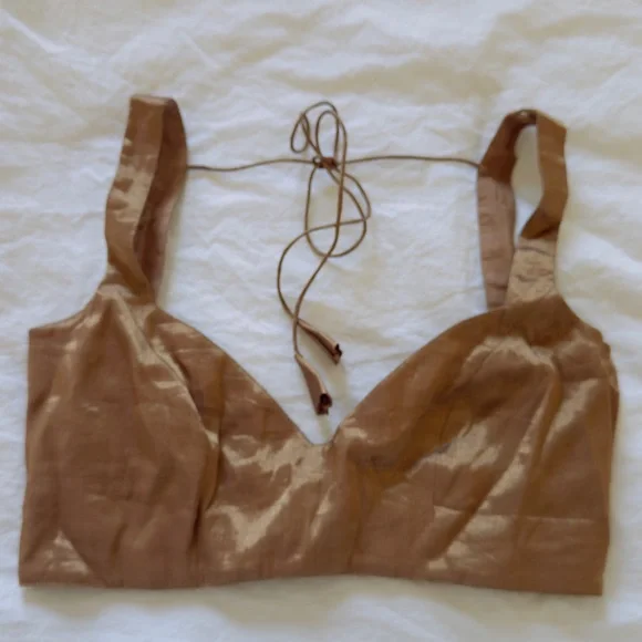 Brand new designer Bollywood Indian Pakistani pure silk blouse - Picture 3 of 5